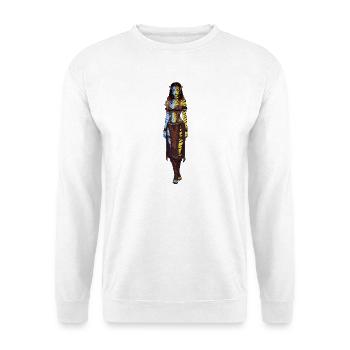 Avatar tiger warrior - Unisex Sweatshirt - white - Front