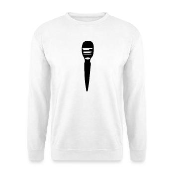 Microphone Singer Gift Singer - Unisex Sweatshirt - white - Front
