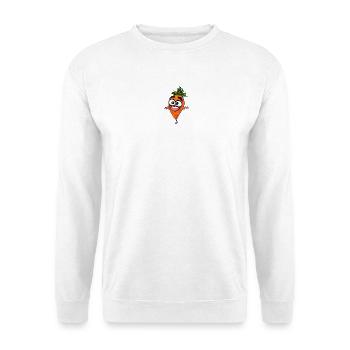 Betterave Carotte | Dessin de personnage de bande dessinée - Sweat-shirt Unisexe - blanc - Devant