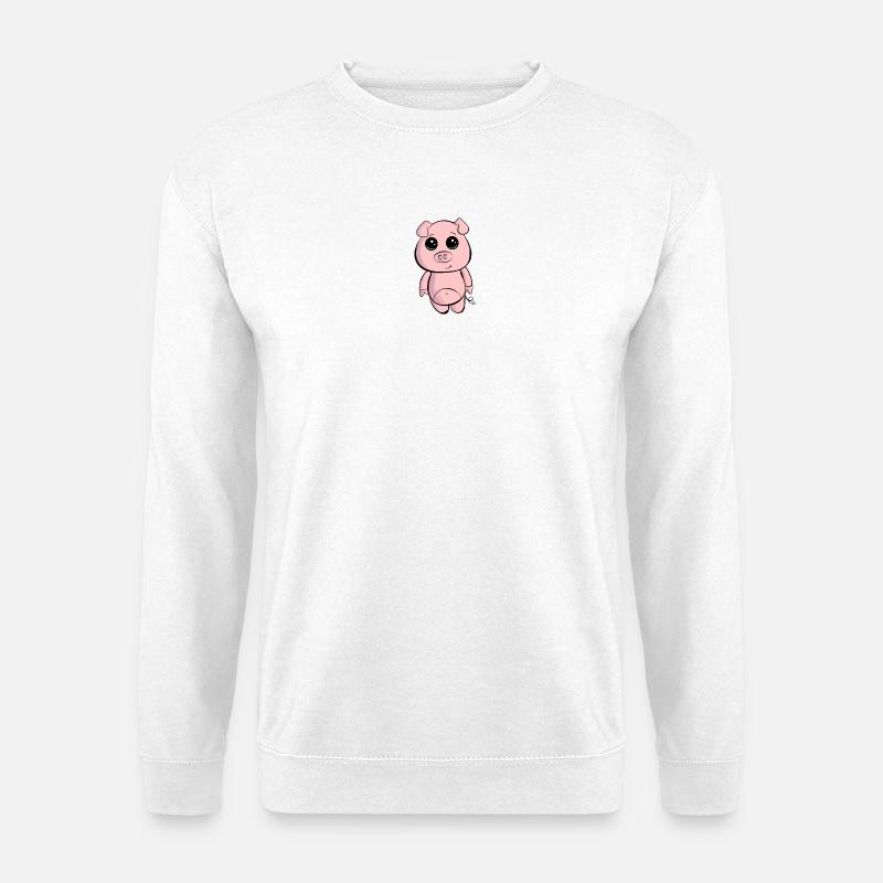 Kleines Babyschwein - Unisex Pullover - Weiß