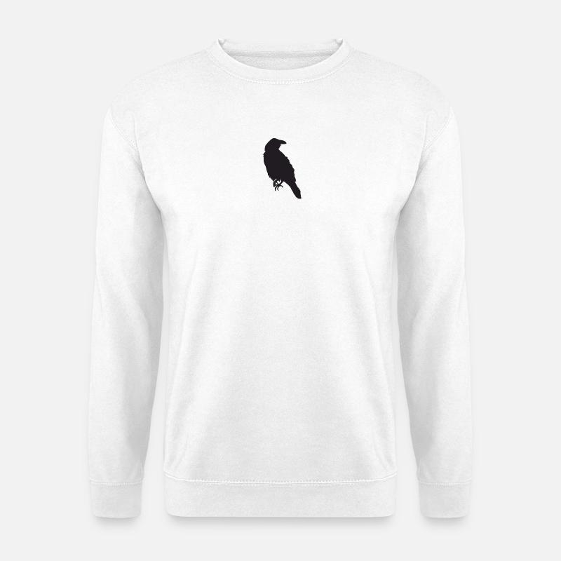 Krähe III - Unisex Pullover - Weiß
