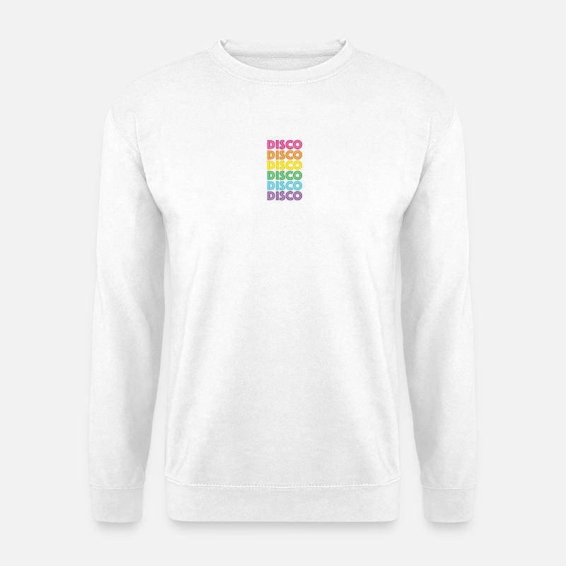 LGBTQ-Retro-Disco - Unisex Pullover - Weiß