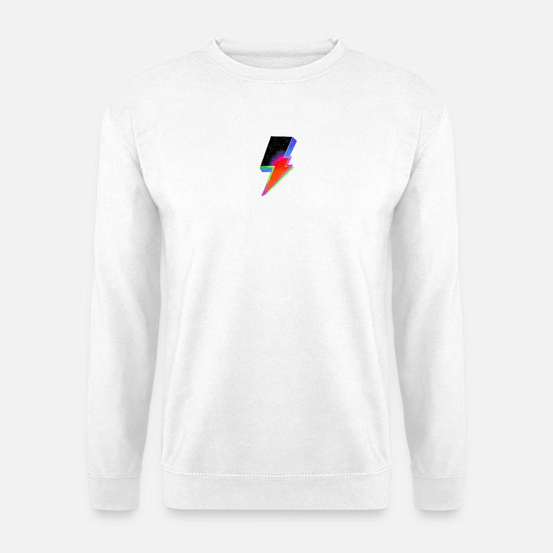 Elektrischer Neondonner - Unisex Pullover - Weiß