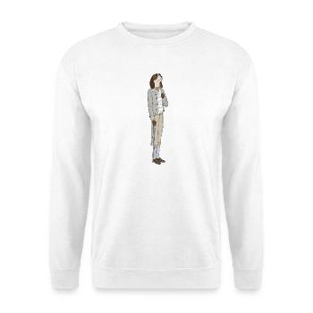 A noble dog - Unisex Sweatshirt - white - Front