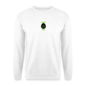 Taufe 2025 Kreuz im Ei Hoffnung Wiederauferstehung - Unisex Pullover - Weiß - Vorne