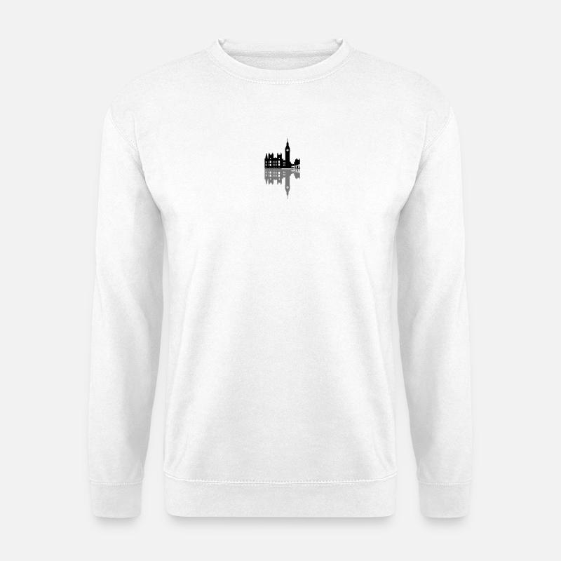 London Big Ben - Unisex Pullover - Weiß