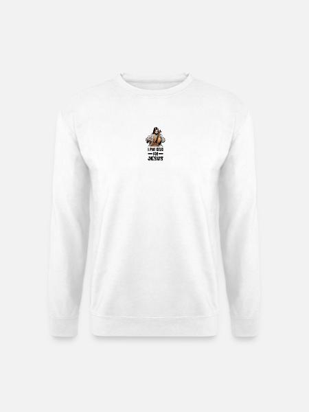 Ich spiele Cello für Jesus - Unisex Pullover - Weiß