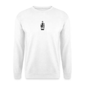 GENTLEMAN GENTLEMAN  - Unisex Pullover - Weiß - Vorne - Alina (178cm) & Michal (187cm)