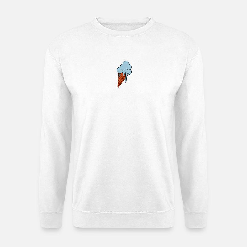 Schmelzendes Eis - Unisex Pullover - Weiß