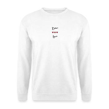BONNE ANNEE. SAINT SYLVESTRE. NOUVELLE ANNÉE - Sweat-shirt Unisexe - blanc - Devant