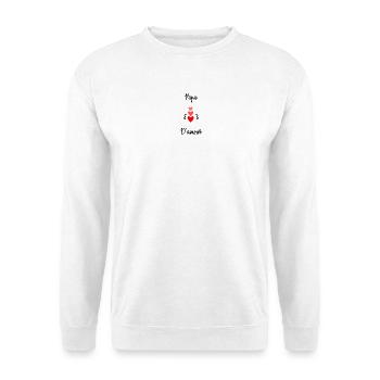 HAPPY FATHER'S DAY. DAD. FATHER'S DAY. FATHER - Unisex Sweatshirt - white - Front