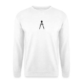 compasses - Unisex Sweatshirt - white - Front