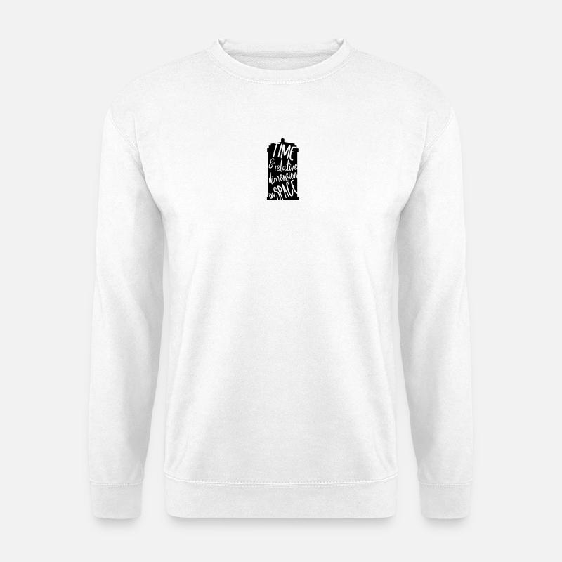 Time and Relative Dimension in Space - Unisex Pullover - Weiß