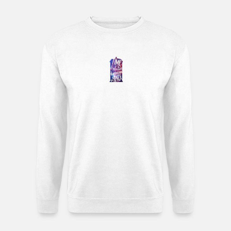 Time and Relative Dimension in Space - Unisex Pullover - Weiß