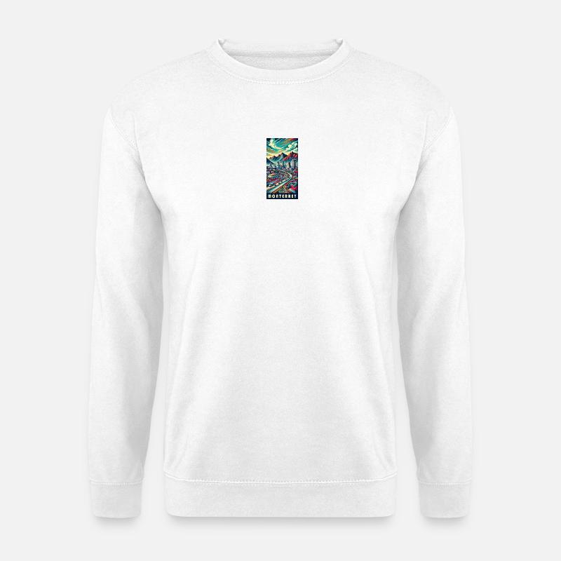 Monterrey Mexiko Stadt Reise Design - Unisex Pullover - Weiß