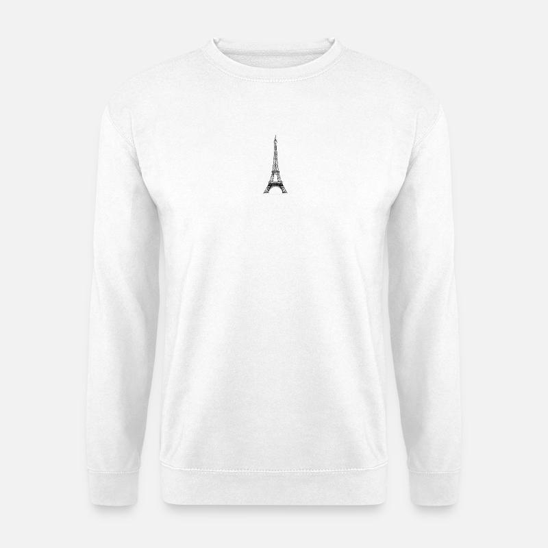 Eiffel tower - Unisex Sweatshirt - white