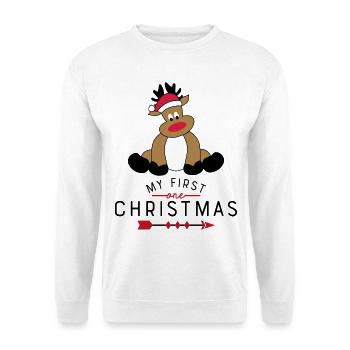 Noël - Sweat-shirt Unisexe - blanc - Devant