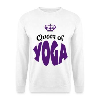 yoga - Unisex Sweatshirt - white - Front