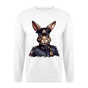Bunnies Police - Unisex Sweatshirt - white - Front