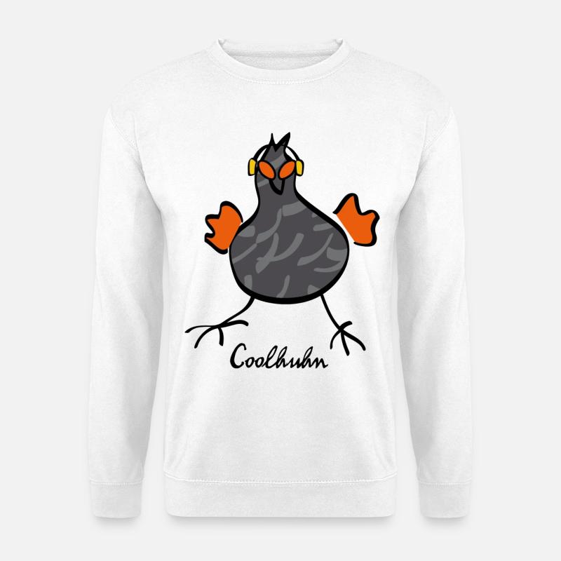 RIKELS Das Cool-Huhn 2026 - Unisex Pullover - Weiß