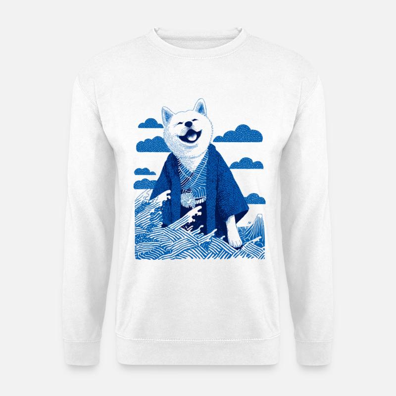 Shibu Kimono - Unisex Pullover - Weiß