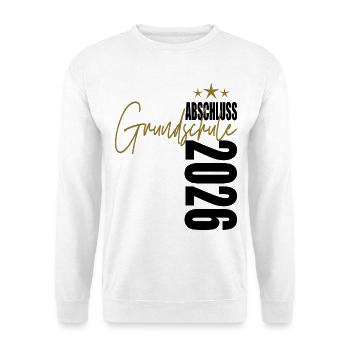 Abschluss 2026 Grundschule - Unisex Pullover - Weiß - Vorne
