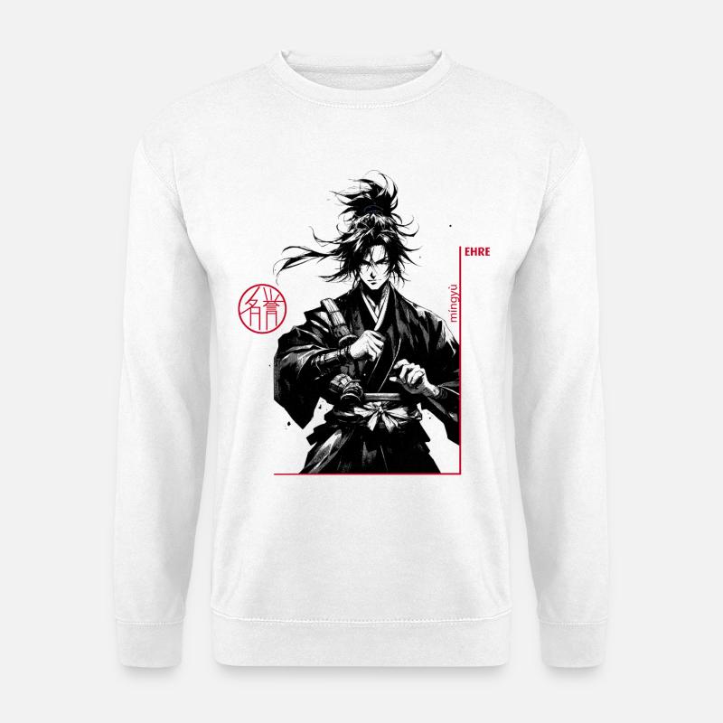 Samurai - Unisex Pullover - Weiß