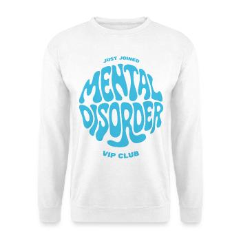 Maillot VIP du club pour troubles mentaux - Sweat-shirt Unisexe - blanc - Devant
