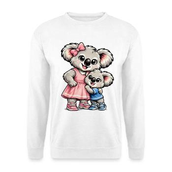 Süßer Koala – Große Schwester - Unisex Pullover - Weiß - Vorne