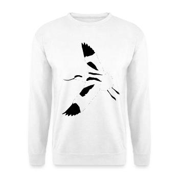 Elegant Avocet - Unisex Sweatshirt - white - Front