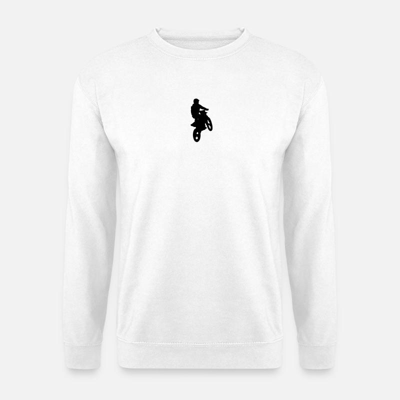 Motocross - Unisex Pullover - Weiß