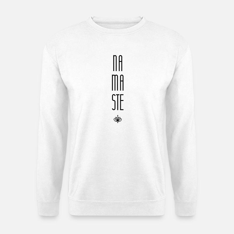 Namaste - Unisex Pullover - Weiß