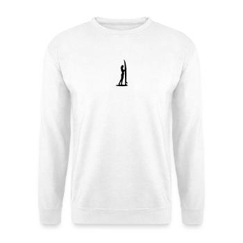 Surfing - Unisex Pullover - Weiß - Vorne