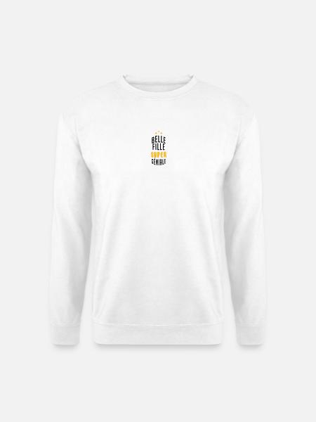 Stieftochter / Schwiegersohn / Sohn / Tochter - Unisex Pullover - Weiß