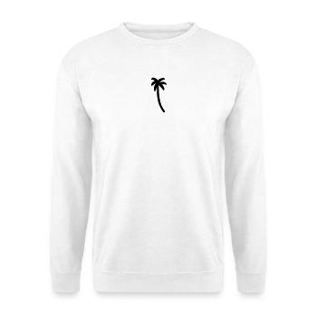 Palm tree - Unisex Sweatshirt - white - Front