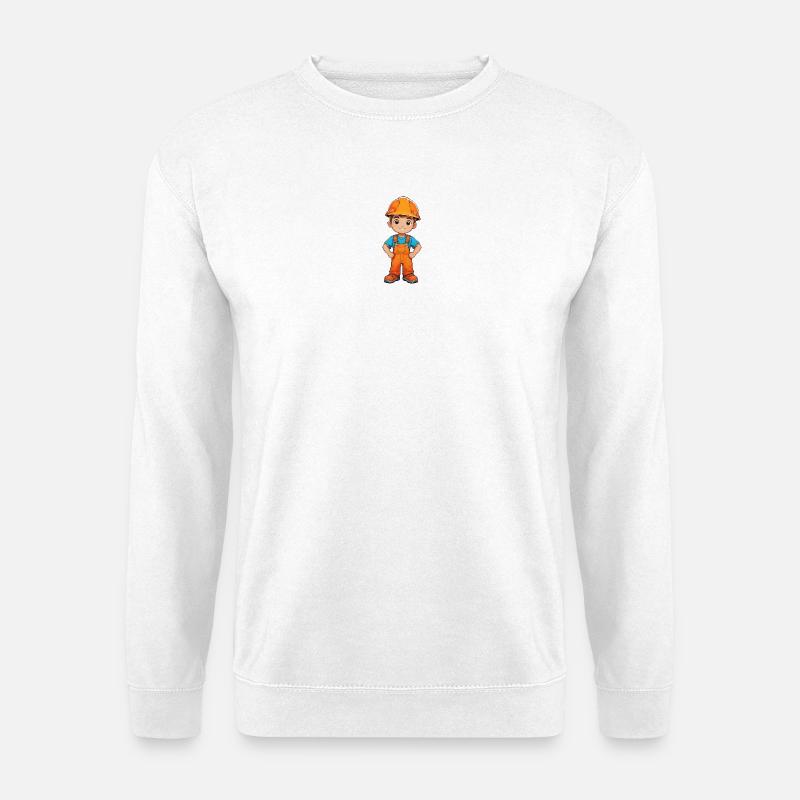 Constructeur - Sweat-shirt Unisexe - blanc