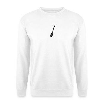 Kitchen utensils fryer or baking spoon - Unisex Sweatshirt - white - Front