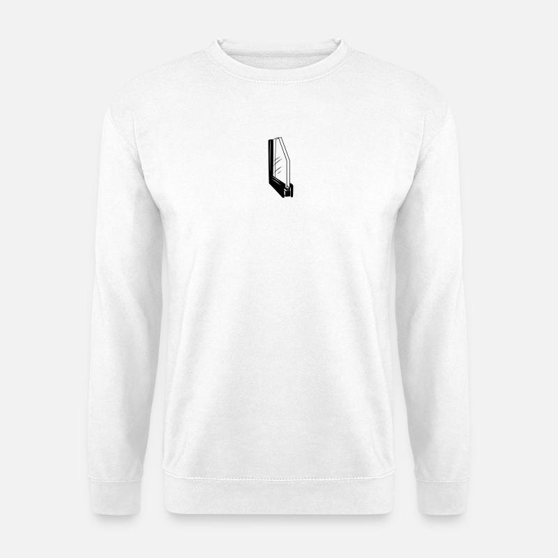 Thermopane-Glaser - Unisex Pullover - Weiß