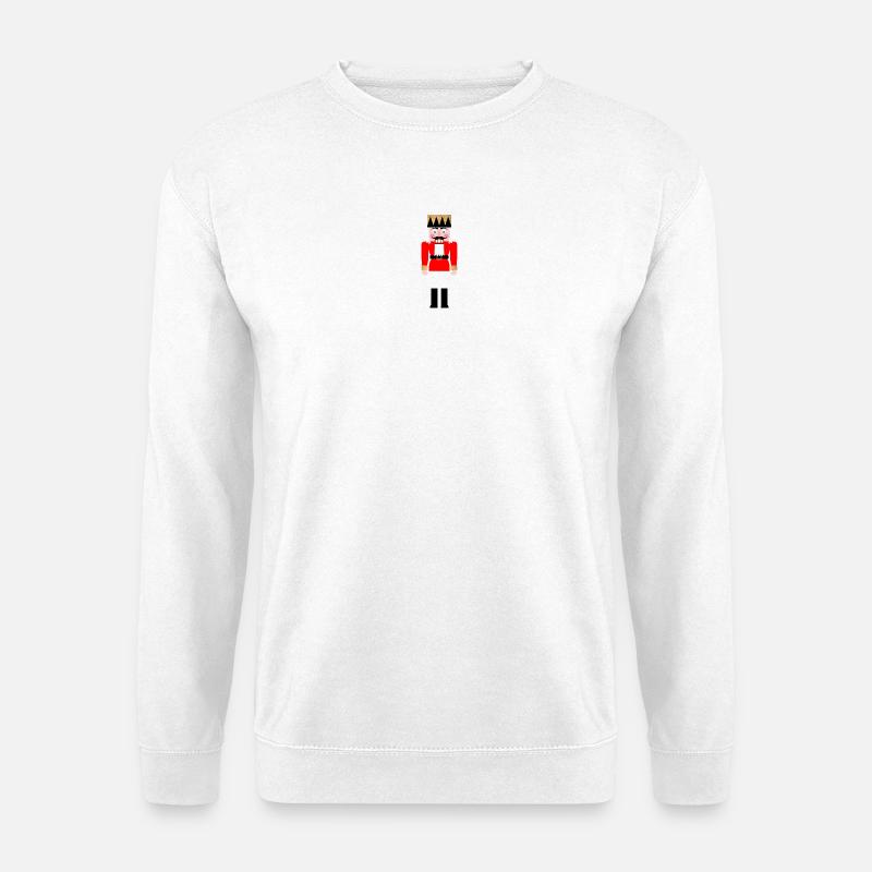 Nussknacker classic Tradition Weihnachten Xmas - Unisex Pullover - Weiß
