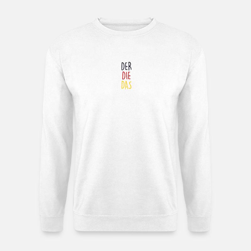 German language - Unisex Sweatshirt - white
