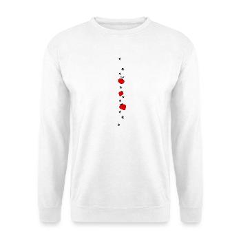 Erdbeeren Obst Ameisen - Unisex Pullover - Weiß - Vorne