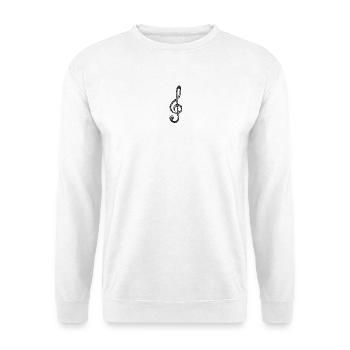 Clef - Unisex Sweatshirt - white - Front