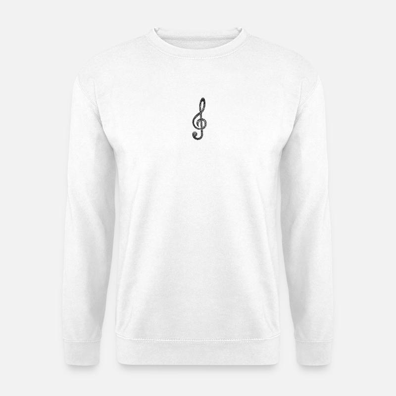 Clef - Unisex Sweatshirt - white