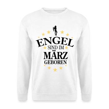 Ange de mars - Sweat-shirt Unisexe - blanc - Devant