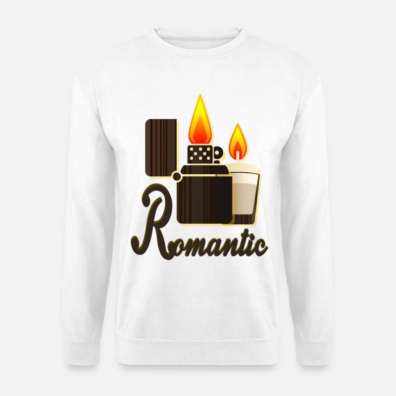 Candlelight Romance - Unisex Sweatshirt - white