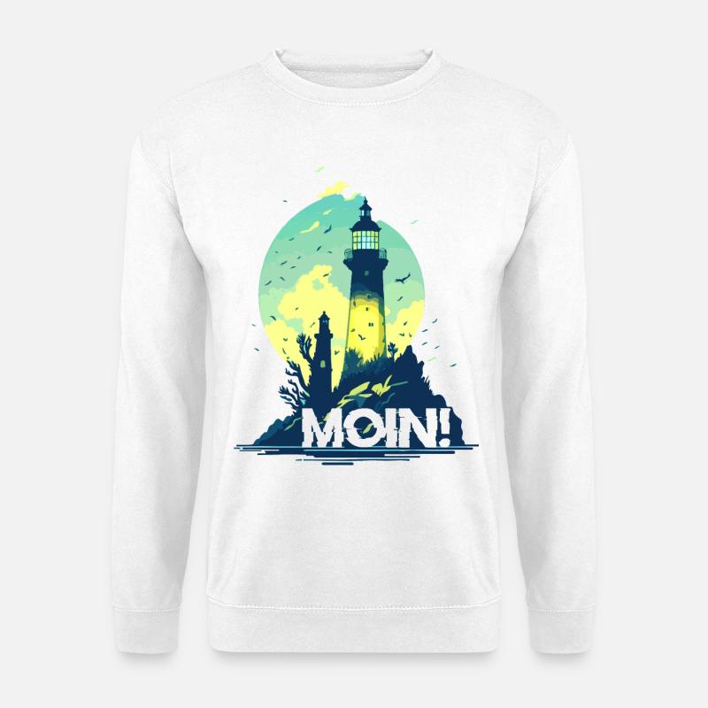 MOIN! - Unisex Pullover - Weiß