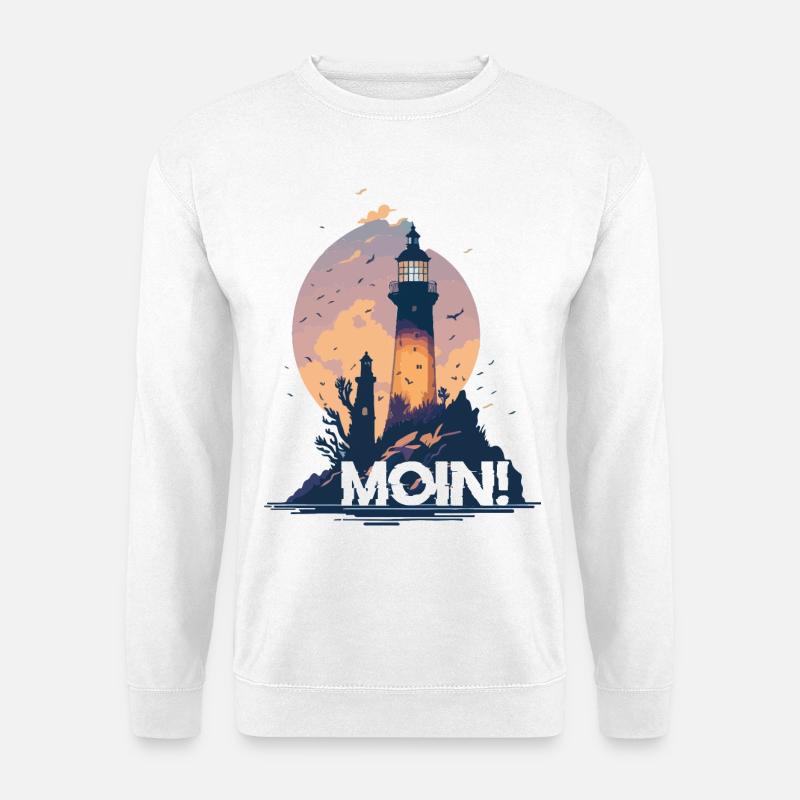 MOIN! - Unisex Pullover - Weiß