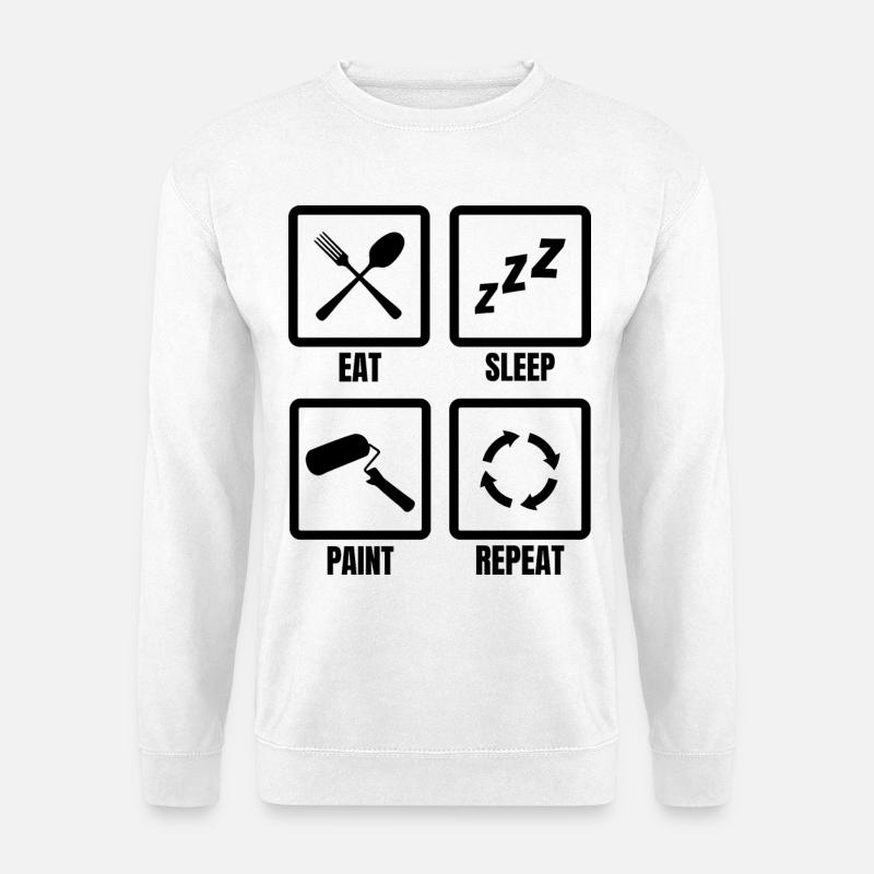 Painter Motivation - Unisex Sweatshirt - white