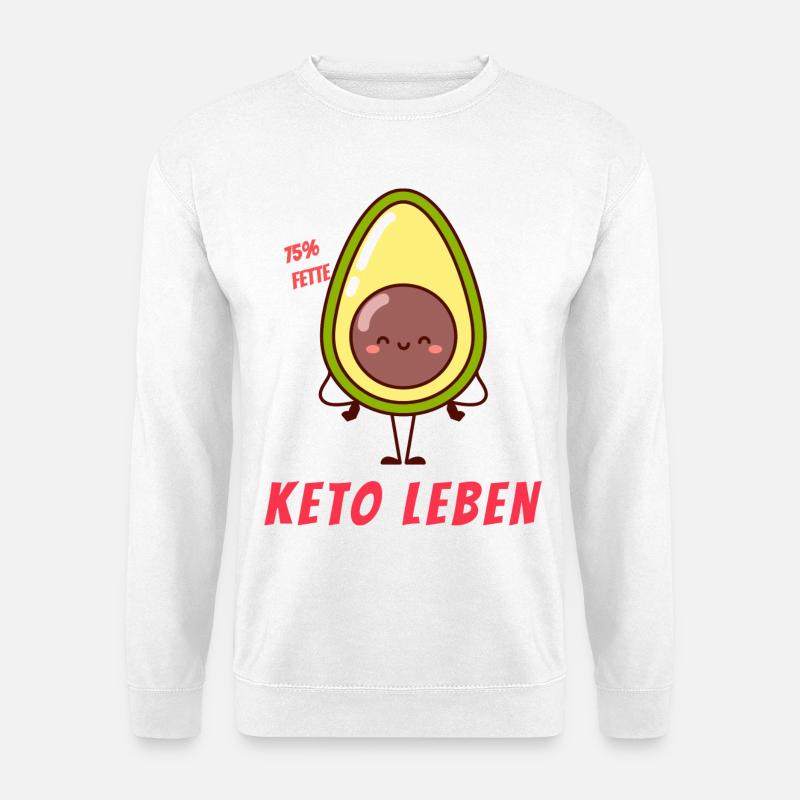 Keto Leben - Unisex Pullover - Weiß