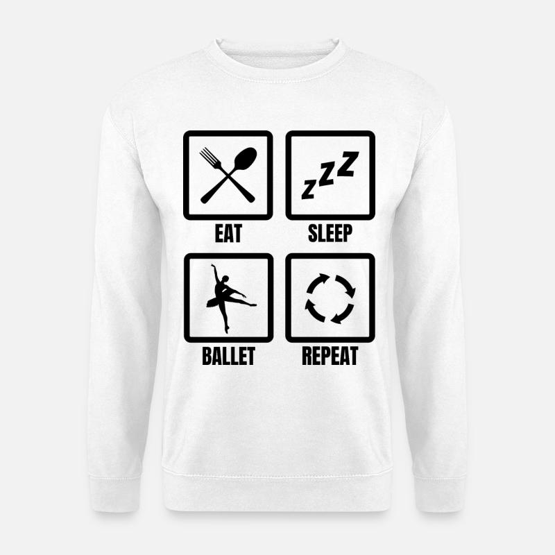 Ballett Routine - Unisex Pullover - Weiß